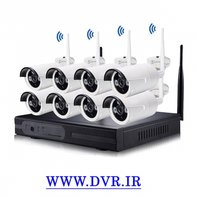 پک دوربین 8 کانال بی سیم IP / مدل K9608W 